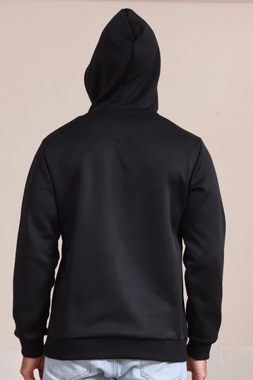 Sudaderas familiares de Halloween con capucha Black Skeleton